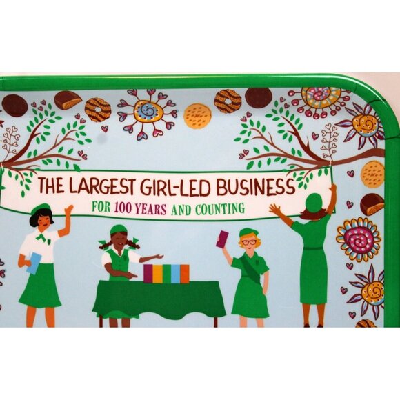 GSA Girl Scouts Cookie Tray Melamine Plastic 100 years Little Brownie 15" x 11" - Picture 3 of 7